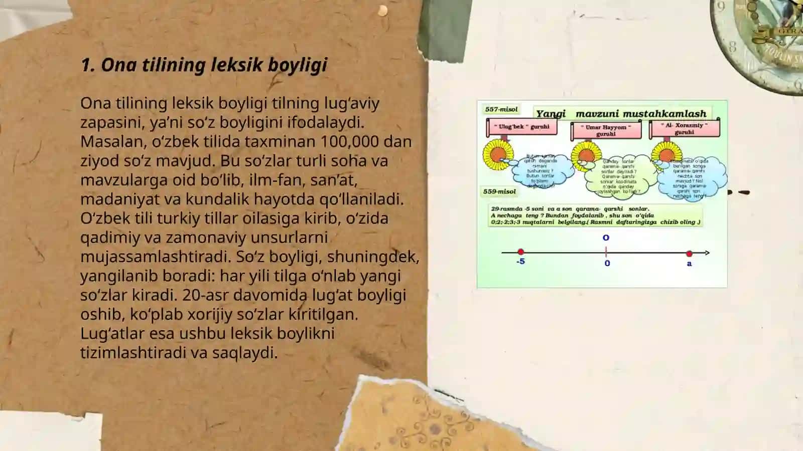 Ona tilidan Gap ustida ishlash 3