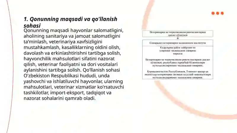 "Veterinariya to'g'risida"gi qonun 3