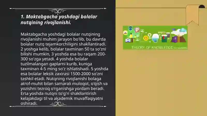 Maktabgacha tarbiya davrida bilish jarayonlari psixodiagnostikasi 3