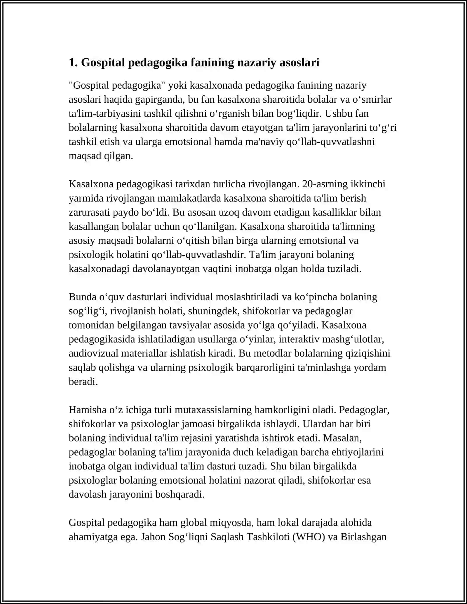 GOSPITAL PEDAGOGIKA FANINING USLUBIY ASOSLARI 3
