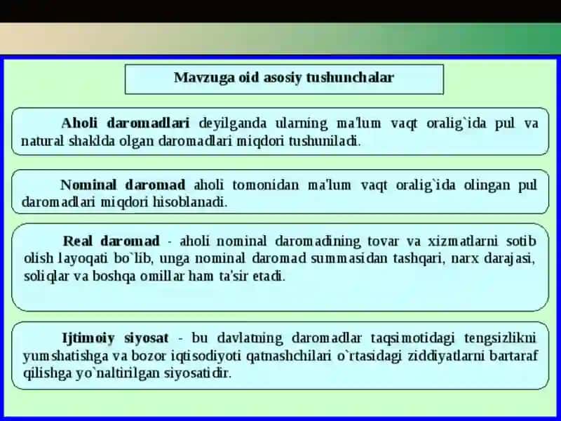 Davlat va iqtisodiyot. Davlatning ijtimoiy siyosati 3