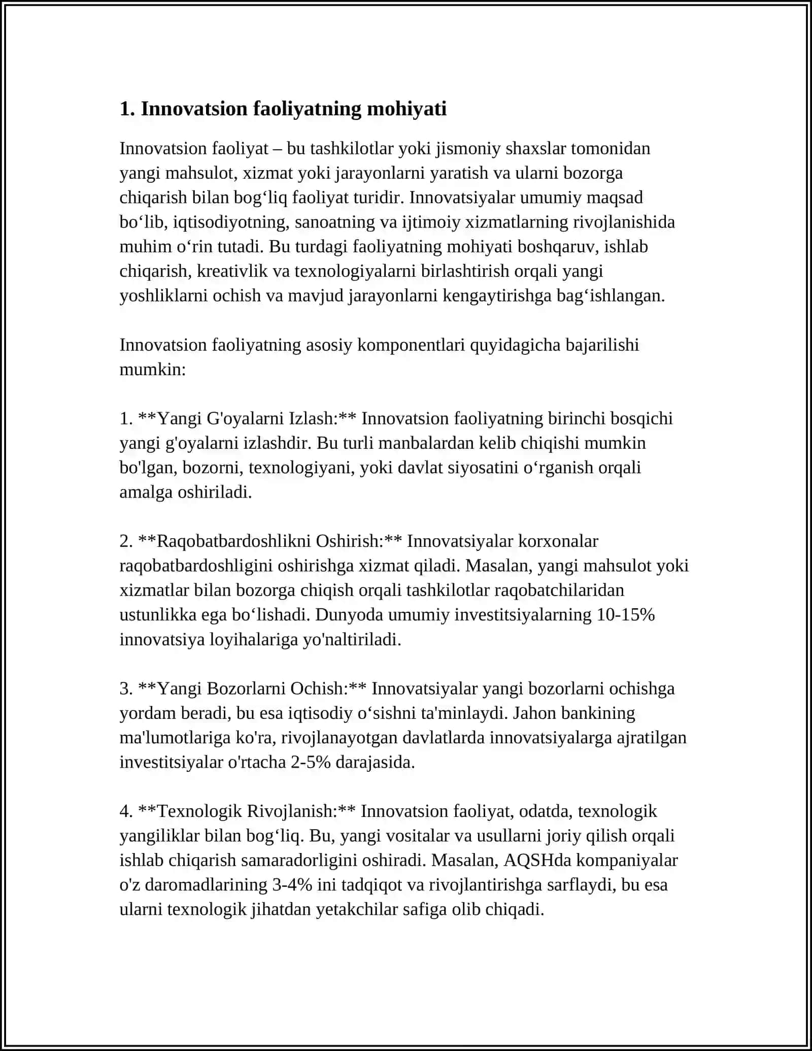 INNOVATSION FAOLIYAT TUSHUNCHASI 3