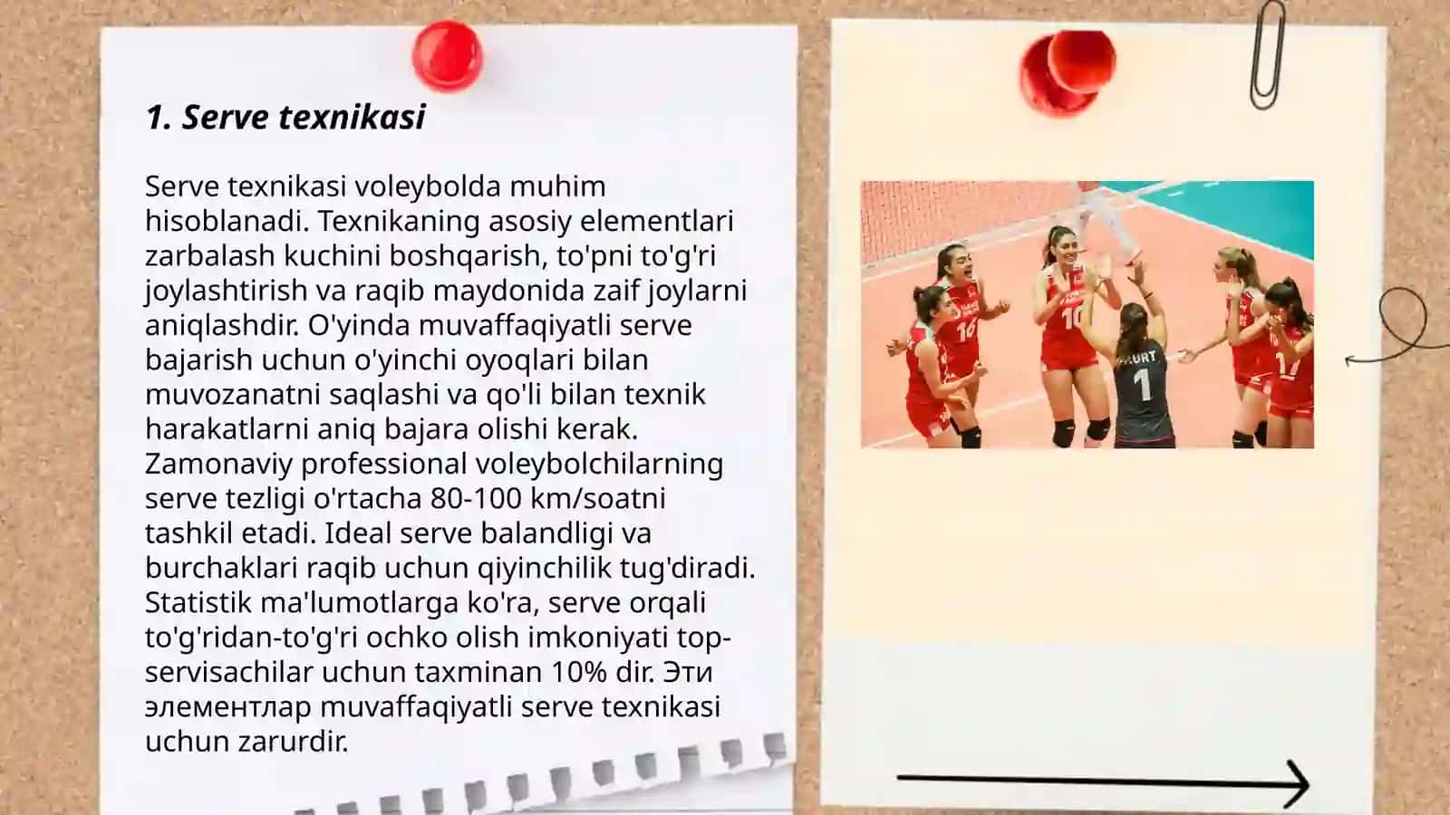 Voleybol oʻyini texnikasini oʻrgatish 3