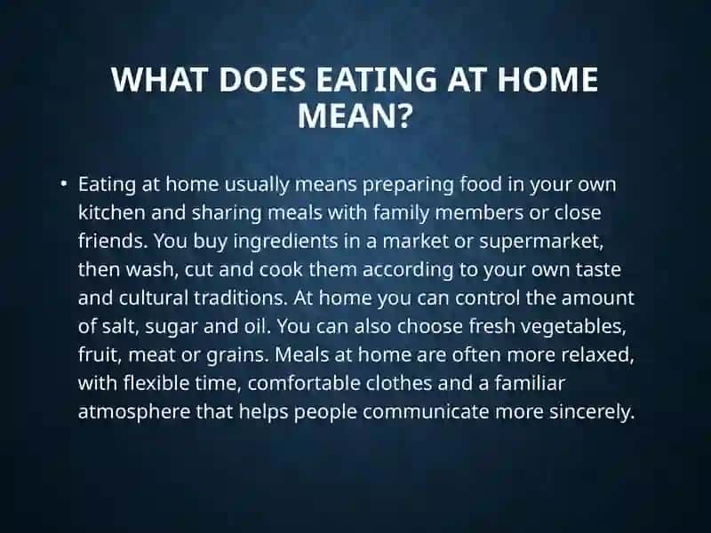 Eating at Home vs. Eating Out 3