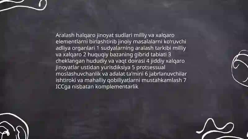 Aralash halqaro jinoyat sudlari 3