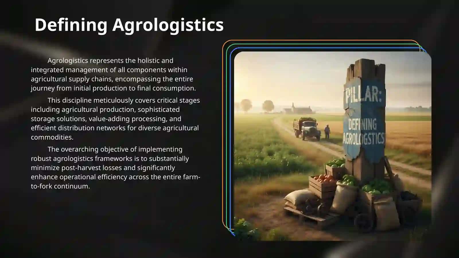 The introduction of Agrologistics in Uzbekistan 3