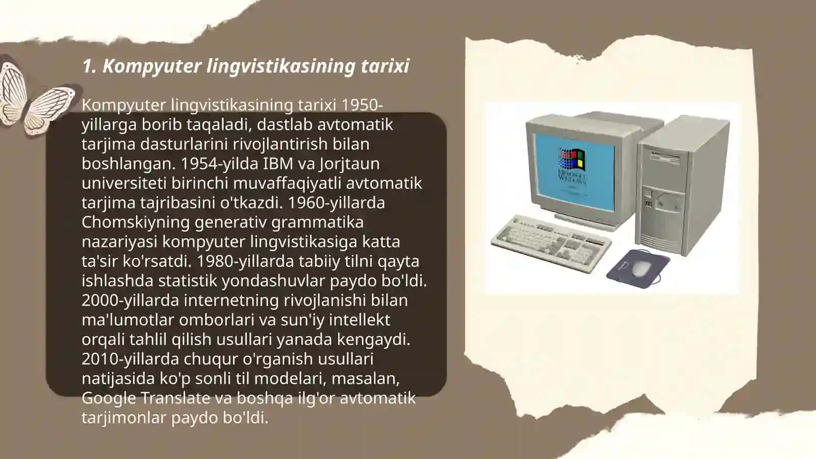 Kompyuter lingvistikasi 3