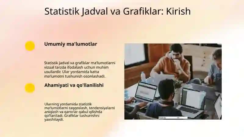 Statistik jadval va grafiklar turlari 3