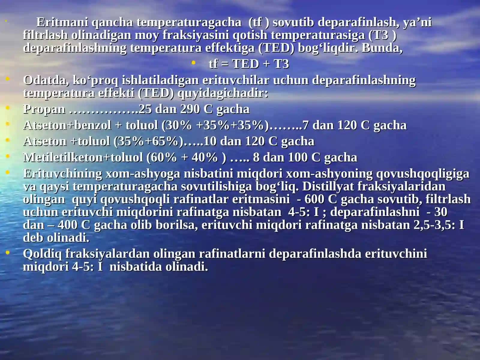 Yog’sizlantirish. Neftni dearomatizatsiyalash va deparafinlash 3