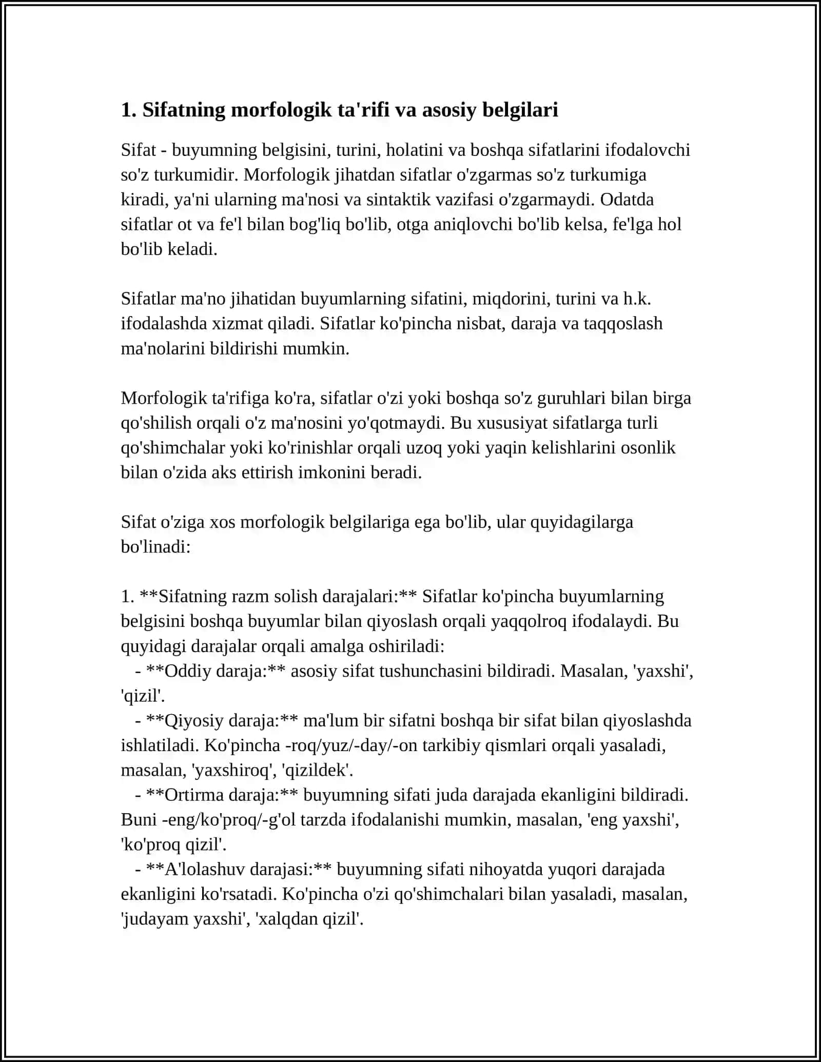 MORFOLOGIK TAHLIL 3