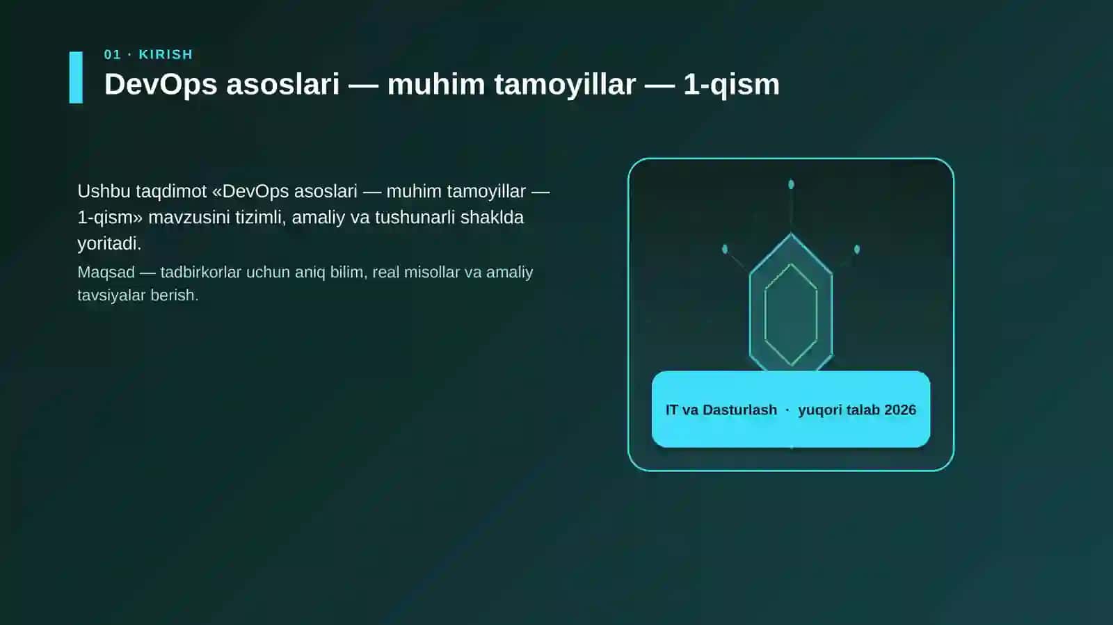 DevOps asoslari — muhim tamoyillar — 1-qism 3