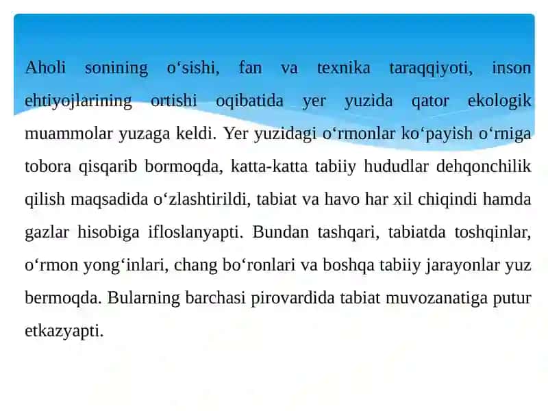 Aholi Sonining O‘shişi va Ekologik Muammolar 3