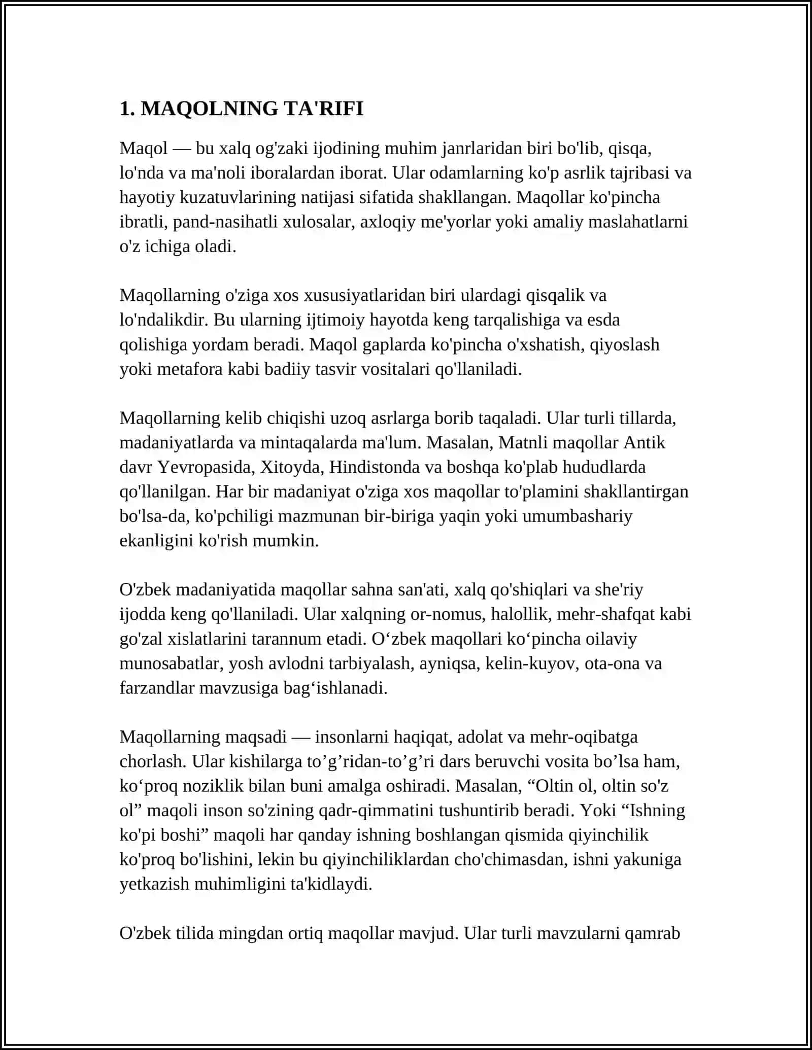 MAQOL VA UNING JANRIY XUSUSIYATLARI 3