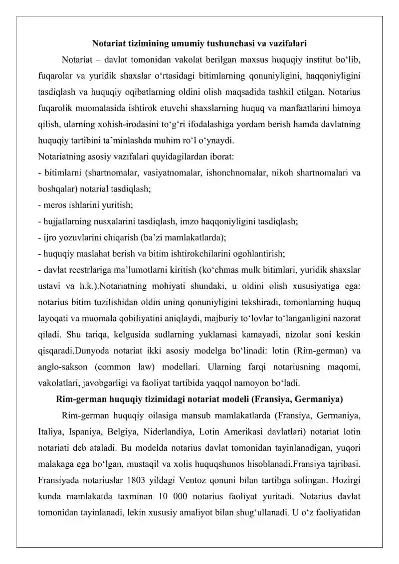 Xorijiy mamlakatlarda notariat va advokatura 3