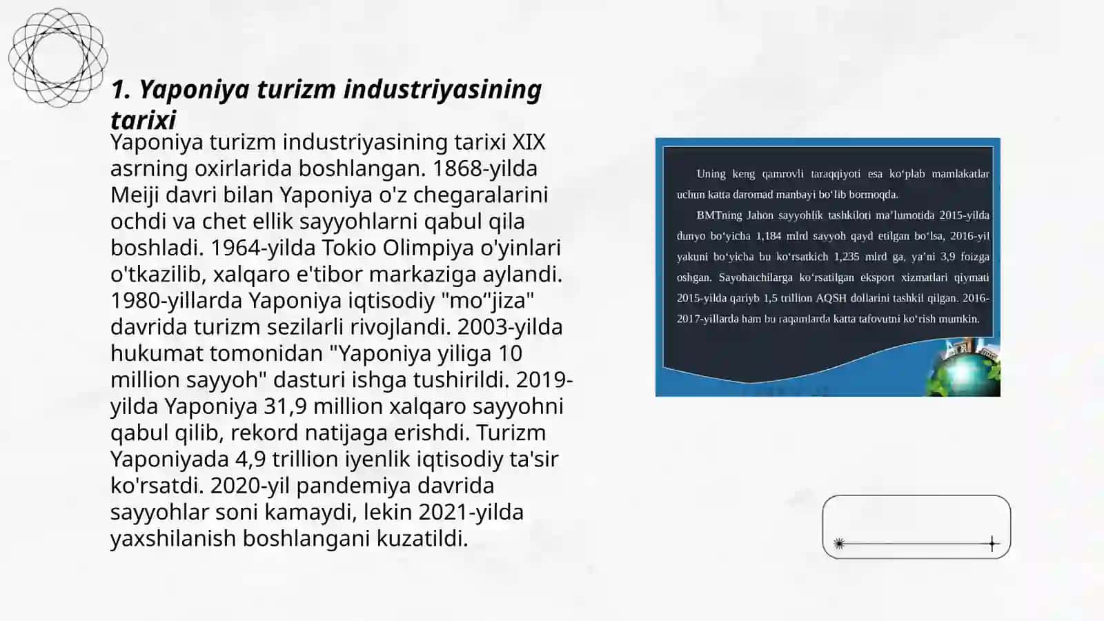 Yaponiya turizm industriyasining tarixi 3