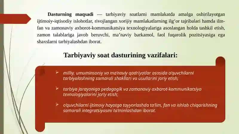 Tarbiyaviy Soatlar 3