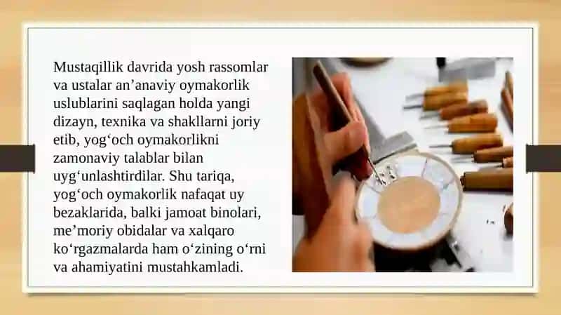 Mustaqillik yillari davog'oy makorliksanati 3