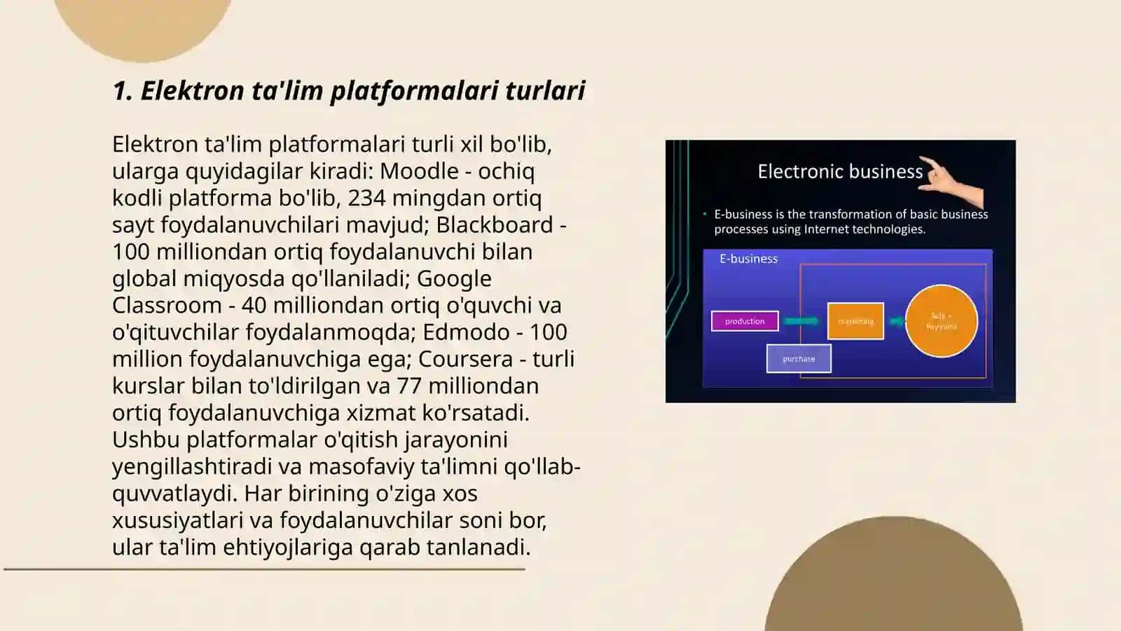 Elektron va Masofaviy Tibbiyot O'qitish 3