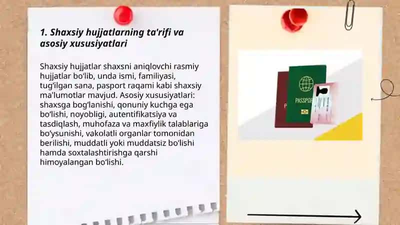 Shaxsiy hujjatlar xususiyati 3
