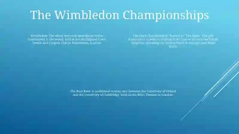 Royal Ascot, Wimbledon 3