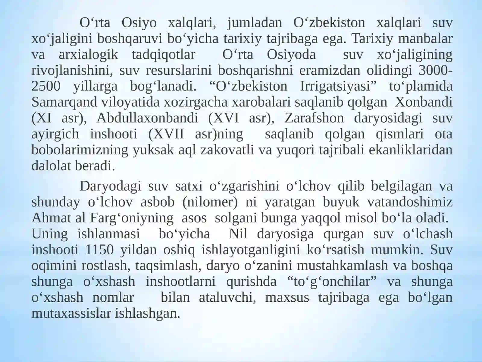 Gidrotexnika ishlarini bajarish fanining vazifasi va maqsadi 3