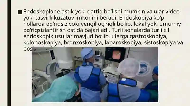 Tibbiyotda endoskopik usullarning qoʻllanishi 3