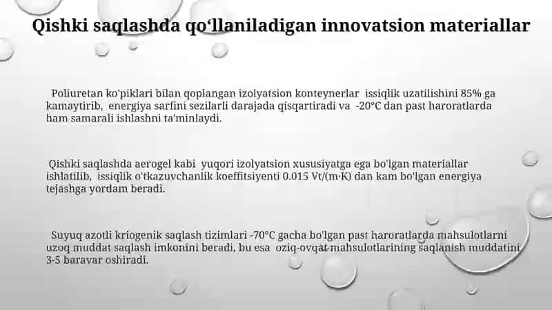 Innovatsion materiallar va mexanizmlar 3