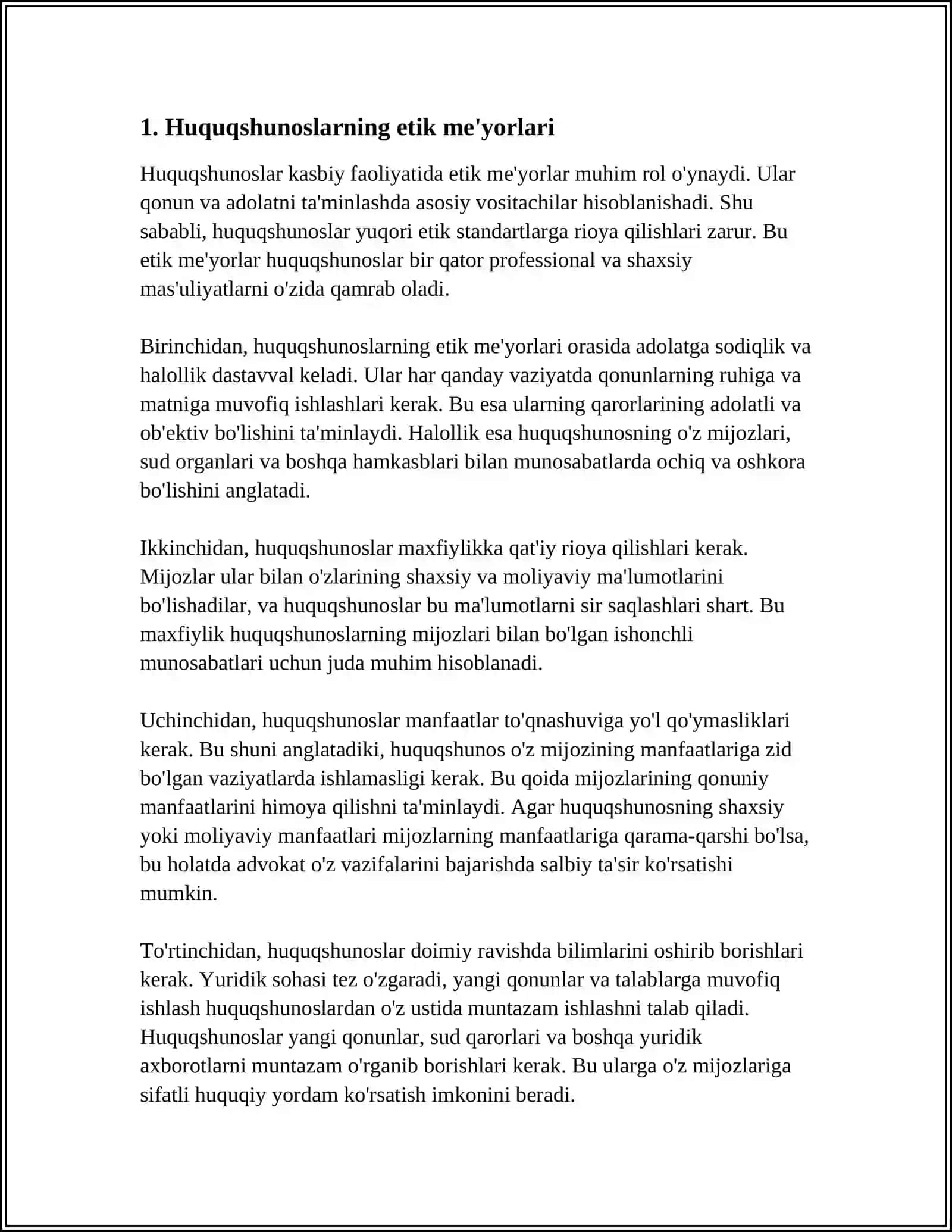 HUQUQSHUNOSLARNING KASB - AXLOQ QOIDALARI 3