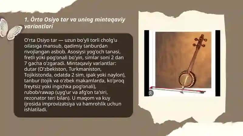 Òrta Osiyo xalqlari musiqiy cholğulari 3