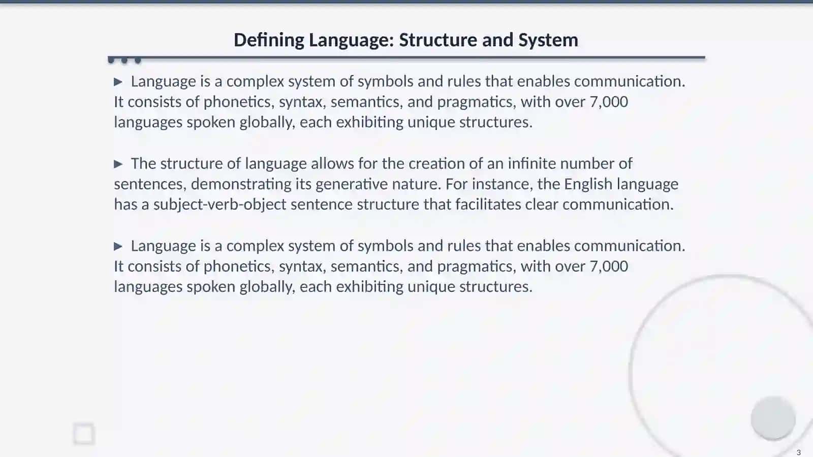 The Difference Between Language and Speech 3