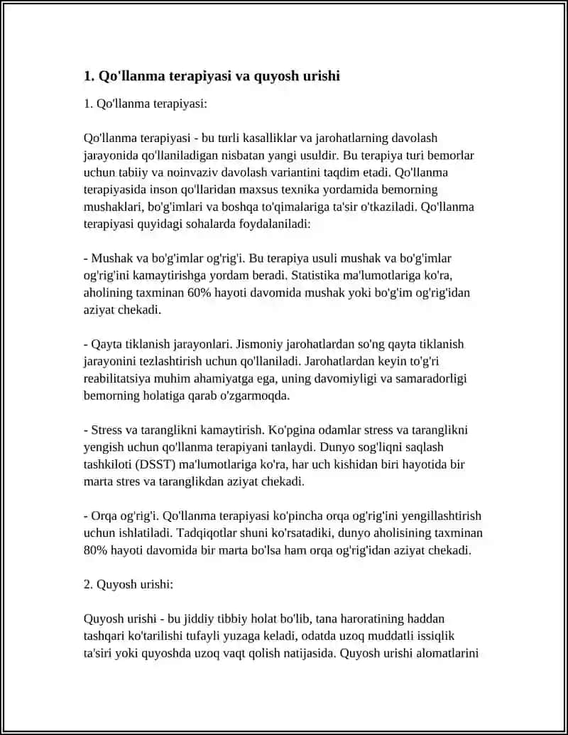 SUNSTROKE CULTURE PROJECT. MANUAL THERAPY 3