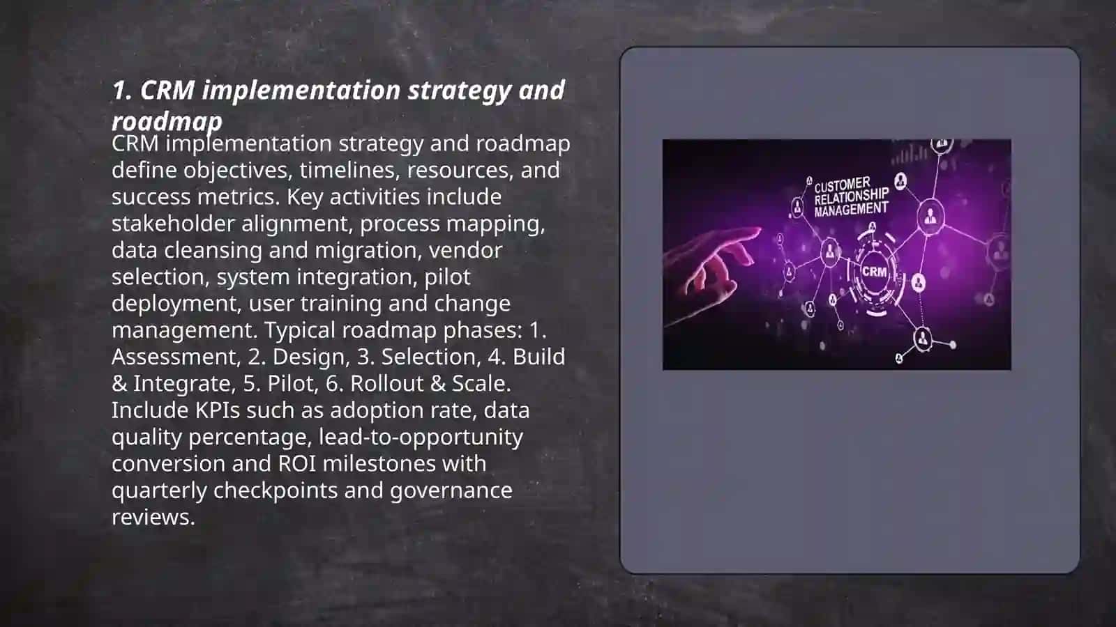 CRM Implementation Strategy and Roadmap 3
