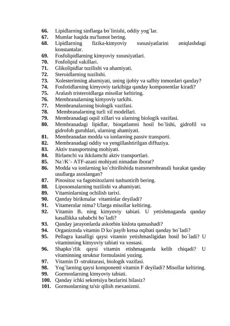 BIOLOGIK KIMYO 3