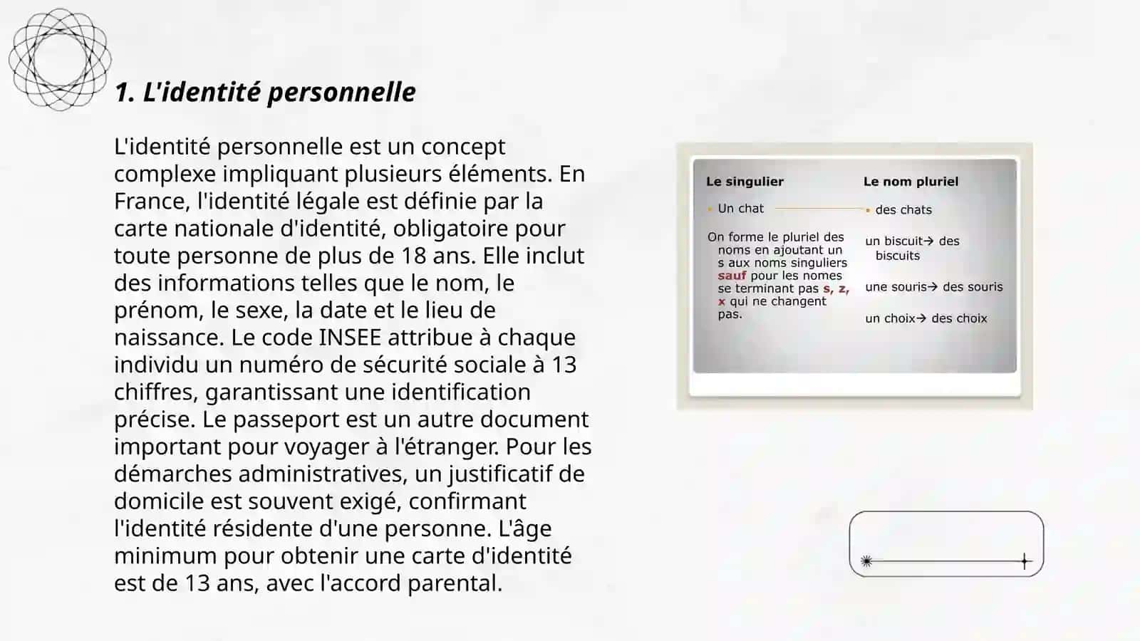L'identité personnelle 3