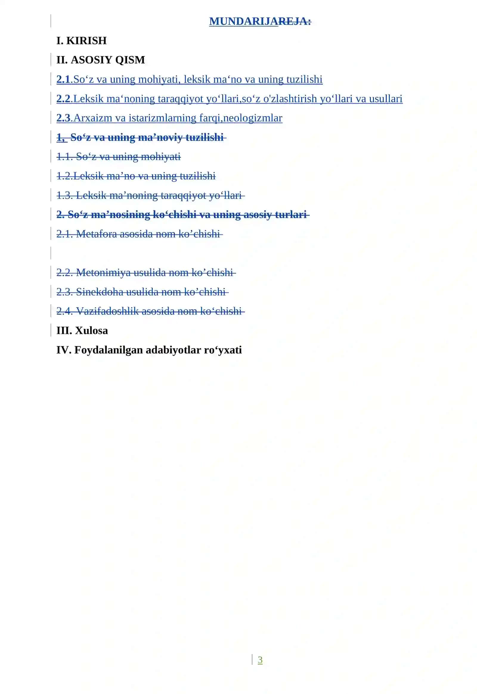 Hozirgi o’zbek adabiy tili 3