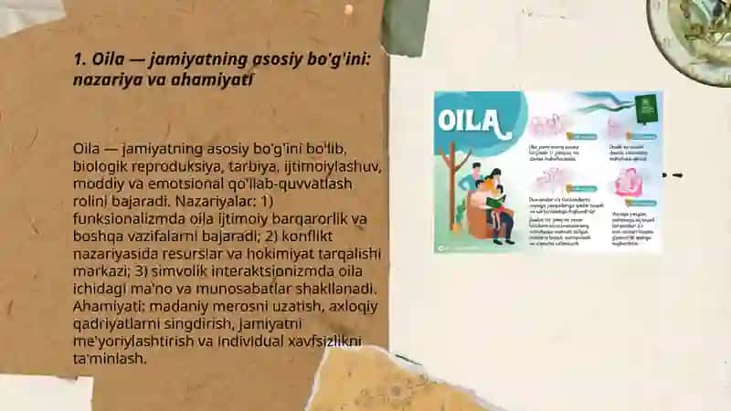 OILA JAMIYATNING ASOSIY BOʻGʻINI 3
