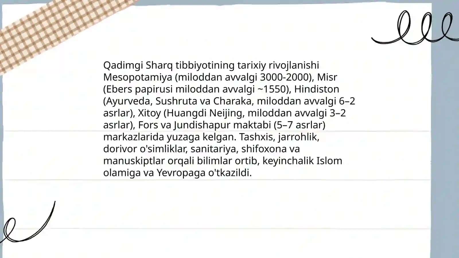 Qadimgi Sharq Tibbiyoti 3
