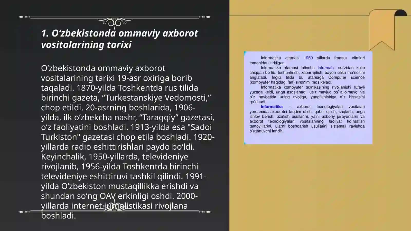 Oʻzbekistonda ommaviy axborot vositalarining tarixi 3