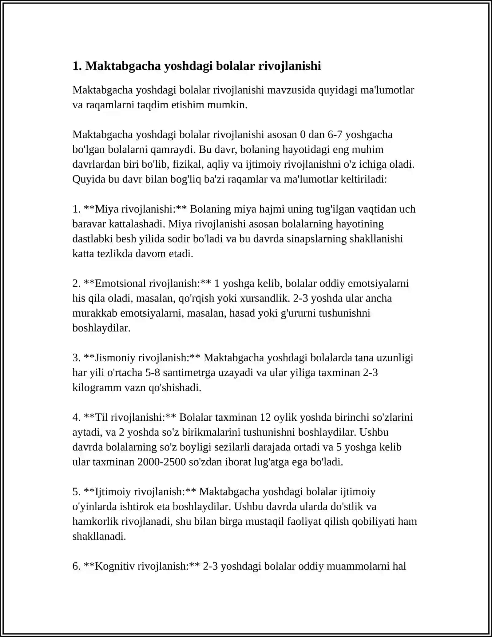 Maktabgacha yoshdagi bolalar rivojlanishi 3