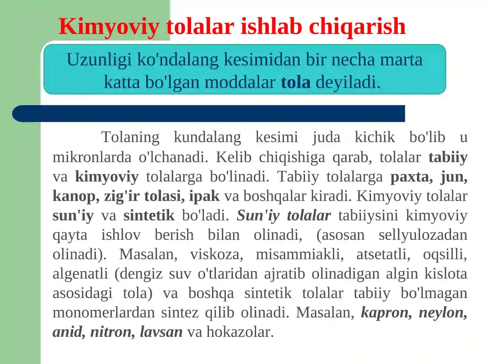 Selliloza asosida sun’iy tolalar ishlab chiqarish 3