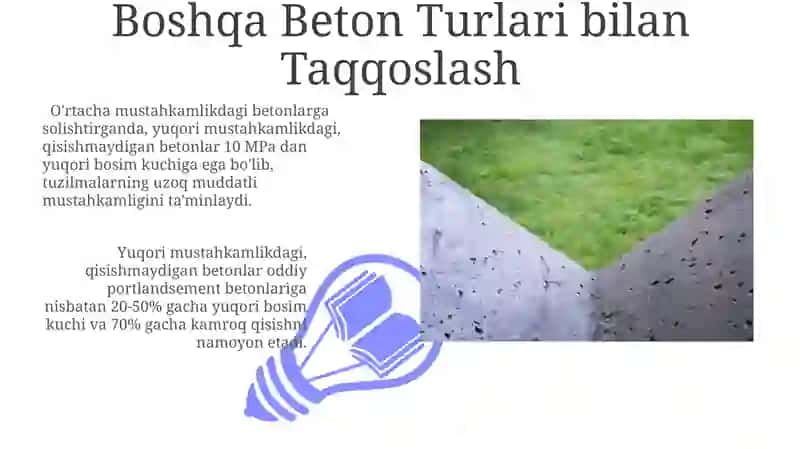 Yuqori Mustahkamlikdagi Qisqarmas Betonlar 3