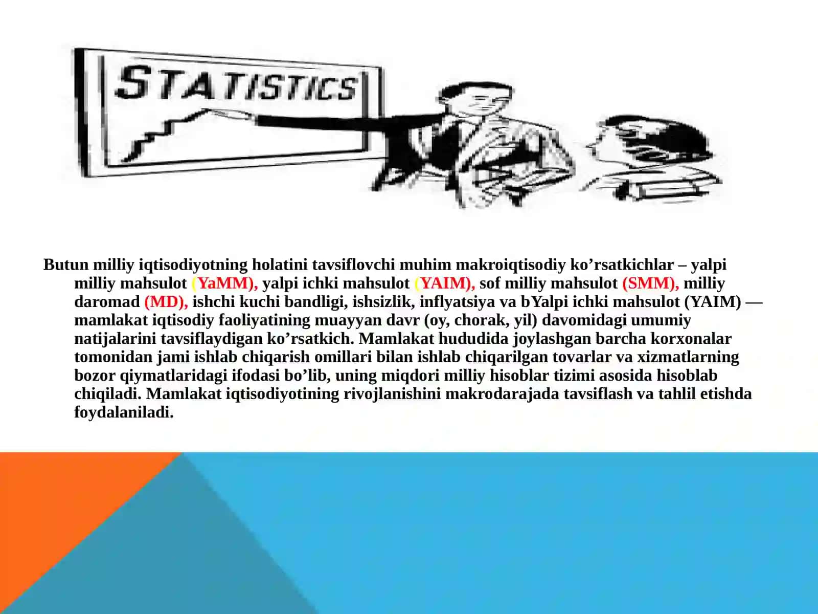 YALPI ICHKI MAHSULOT STATISTIKASI 3