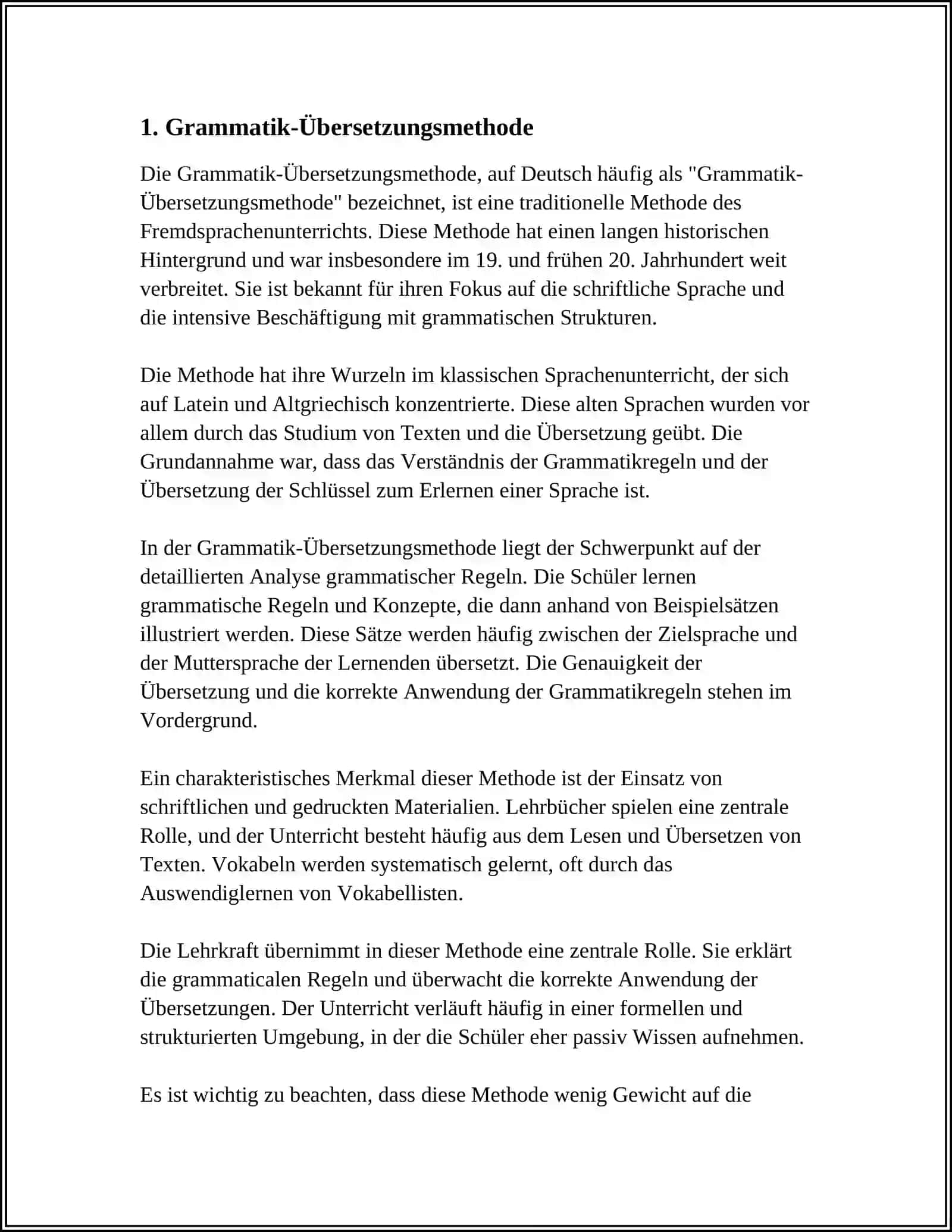 DIE WICHTIGSTEN METHODEN DES FREMDSPRACHEN UNTERRICHTS 3