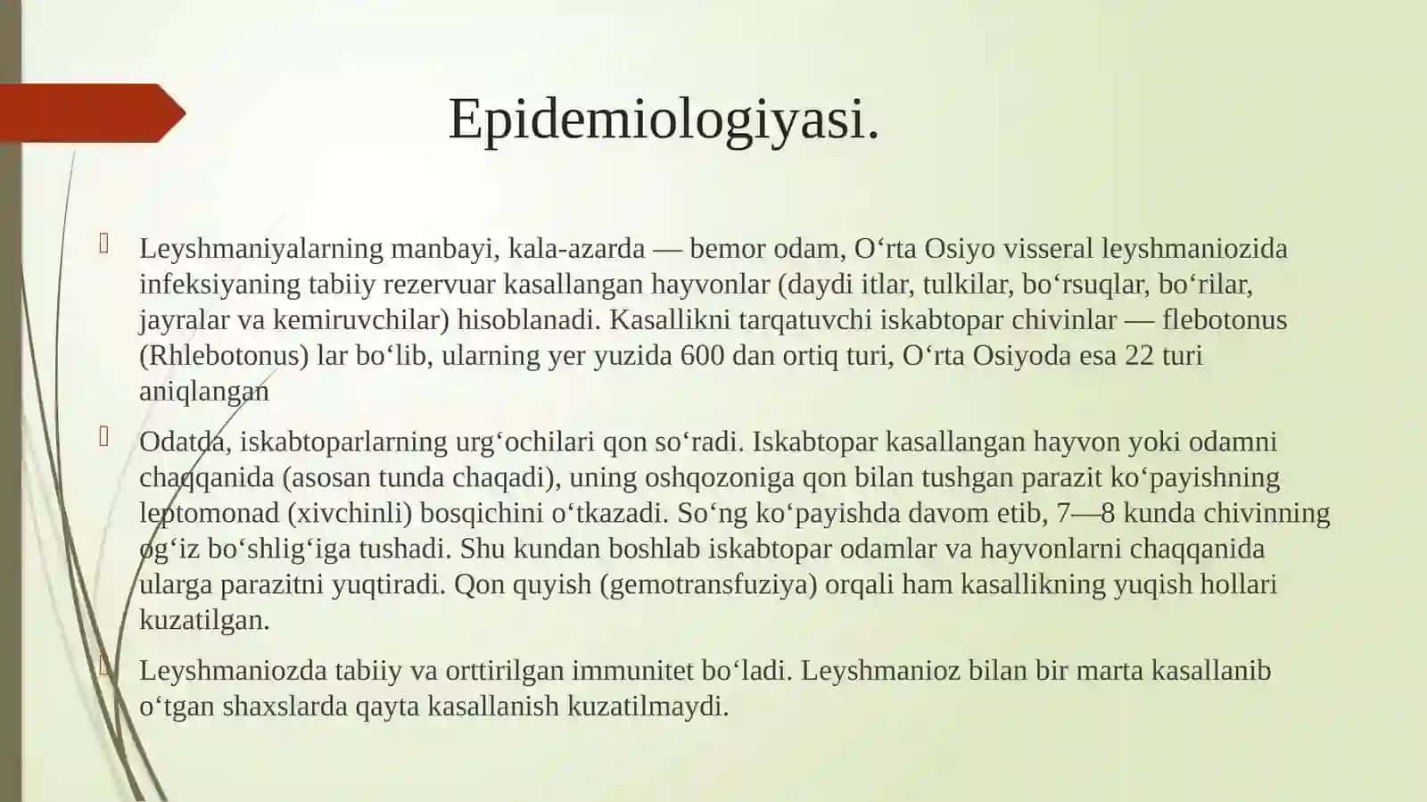 VISSERAL LEYSHMANIOZ 3