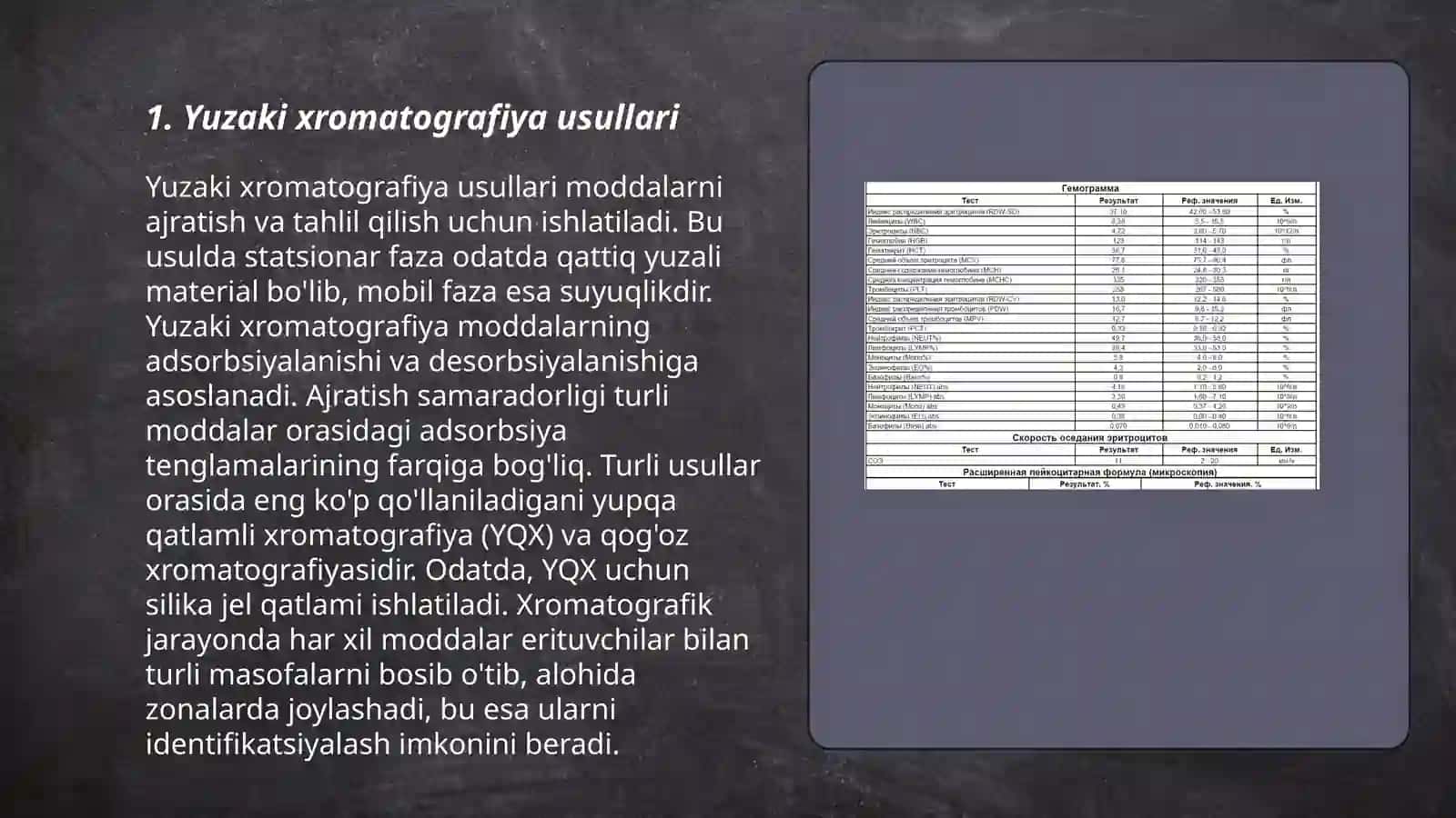 Yuzaki xromatografiya usullari 3