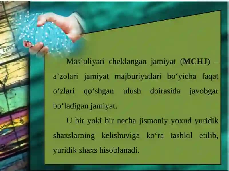 Mas’uliyati Cheklangan Jamiiyat 3
