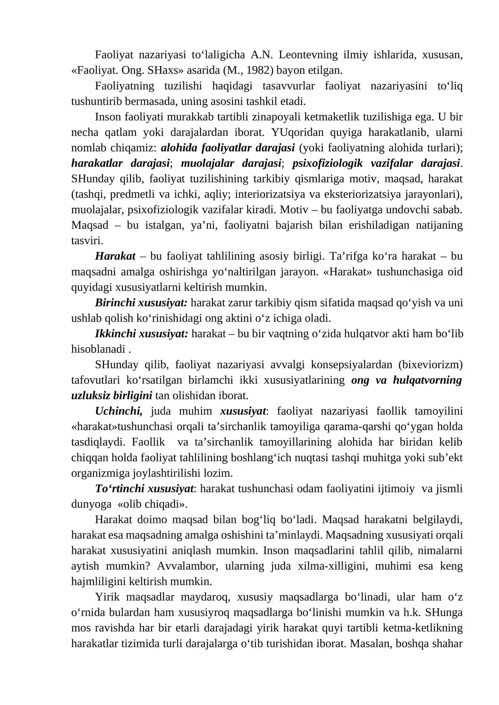 FAOLIYAT VA MOTIVATSIYA 3