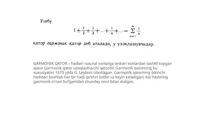 GARMONIK QATOR 3