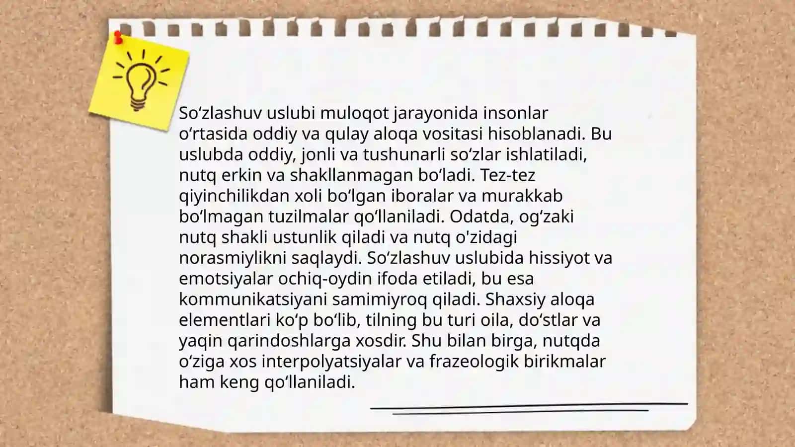 Soʻzlashuv uslubiga oid materiallar yaratish 3