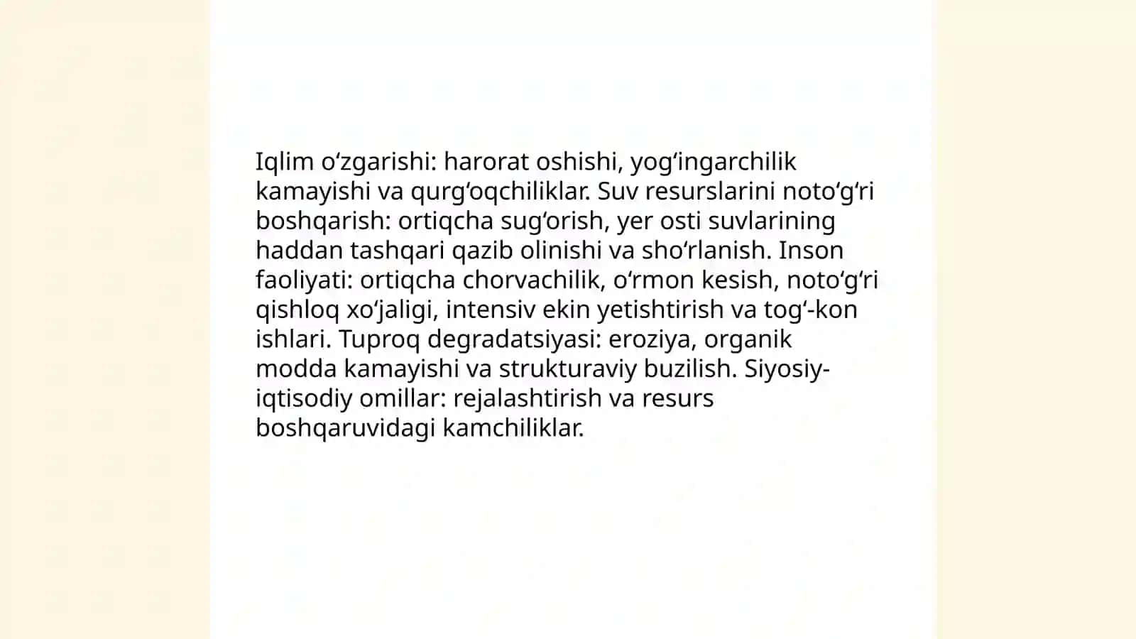 Cho'lga aylanayotgan hududlar 3
